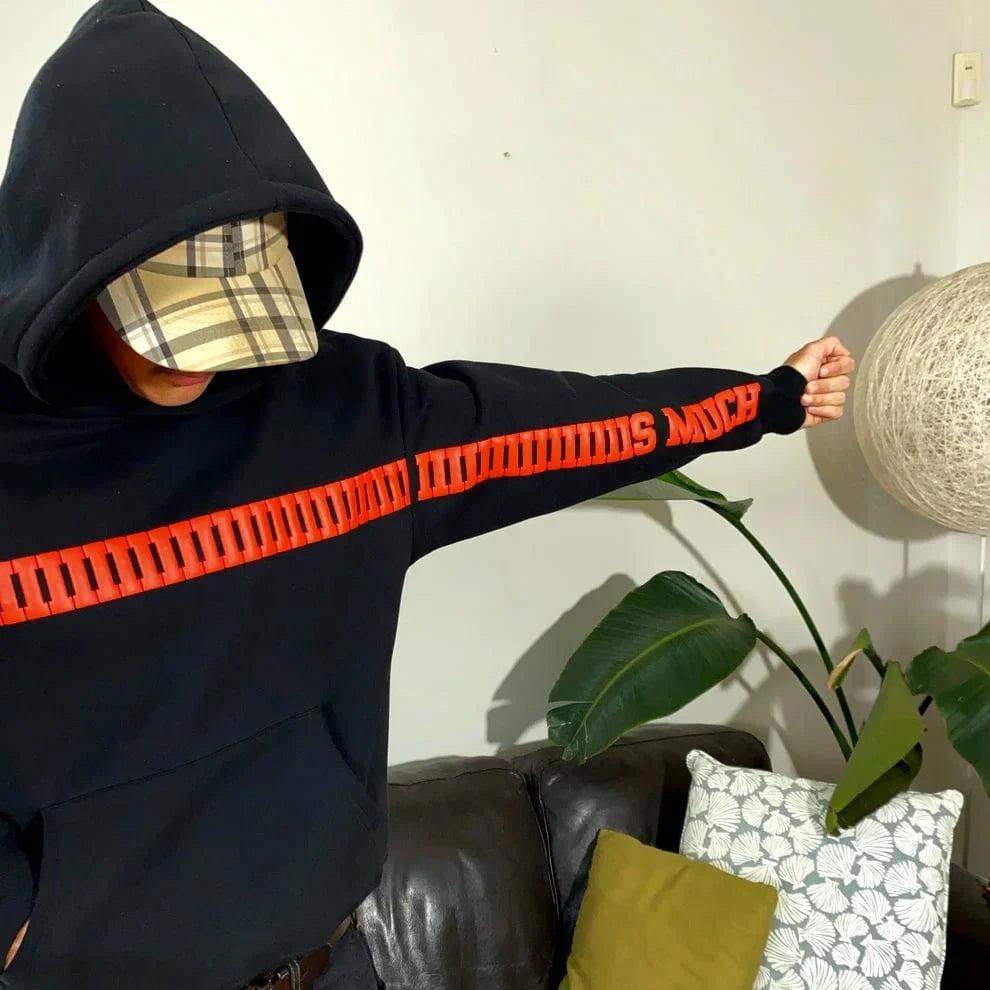 “I Love This much hoodie Limits” Oversized Black Hoodie.