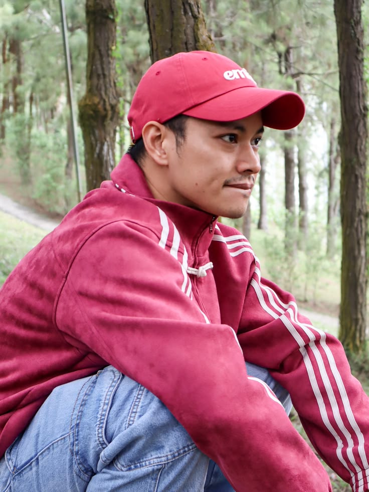 Adidas Chinese Knot Velvet Track Jacket – maroon Retro Streetwear Zip-Up