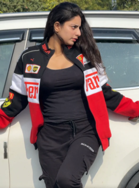 Red & White Ferrari F1 Racing Jacket - Xapparel