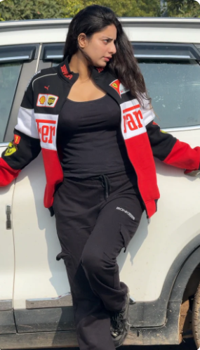 Red & White Ferrari F1 Racing Jacket - Xapparel