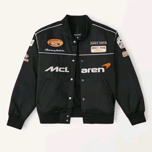 Xapparel Apex Racing Bomber Mclaren black Jacket.