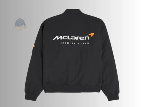 Xapparel Apex Racing Bomber Mclaren black Jacket.