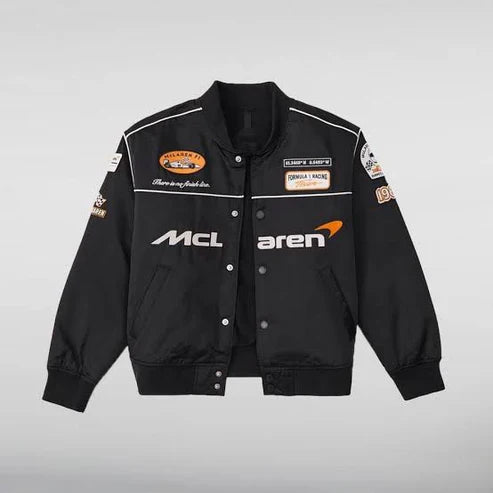 Xapparel Apex Racing Bomber Mclaren black Jacket.