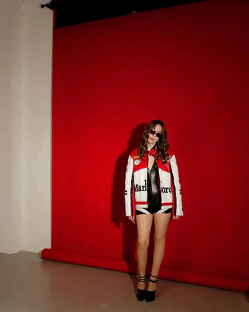Xapparel Velocity red-white Marlboro Racing Jacket.