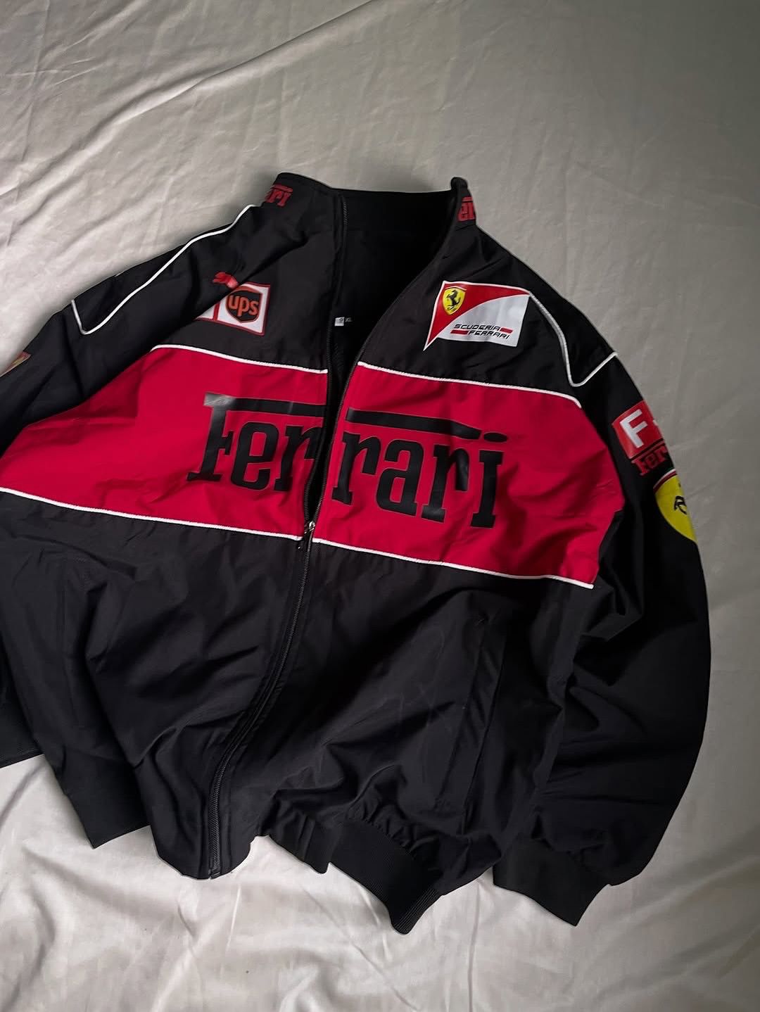 Ferrari F1 racing jacket in black-Xapparel.