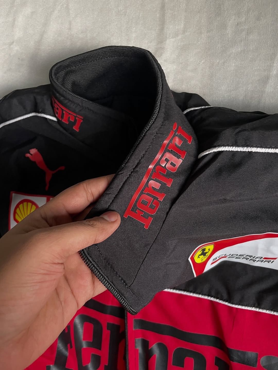 Ferrari F1 racing jacket in black-Xapparel.