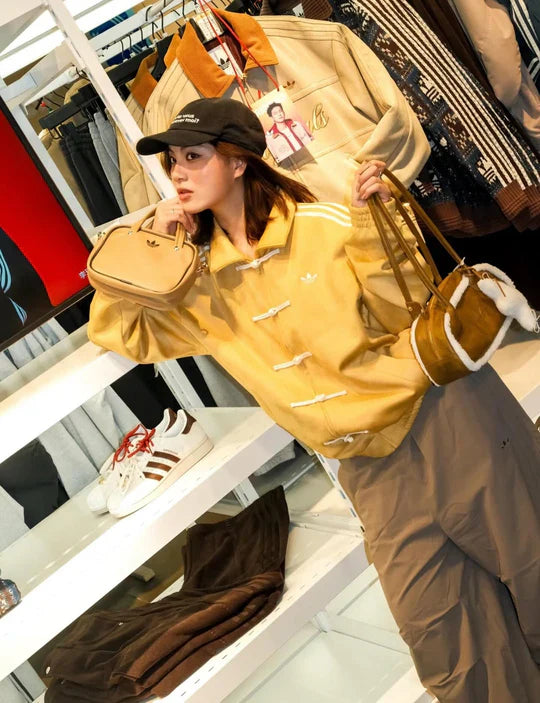 Adidas Mustard Toggle Track Jacket – Vintage Y2K Streetwear | Xapparel
